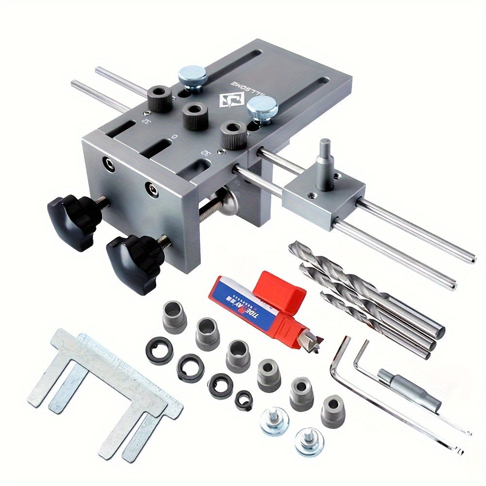 Allsome 3-in-1 Dowelling Jig Dowel Jig Drilling Guide Set