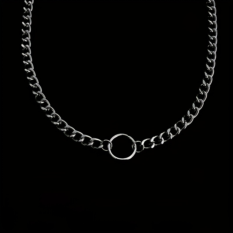 Circle Necklace Collarbone Chain