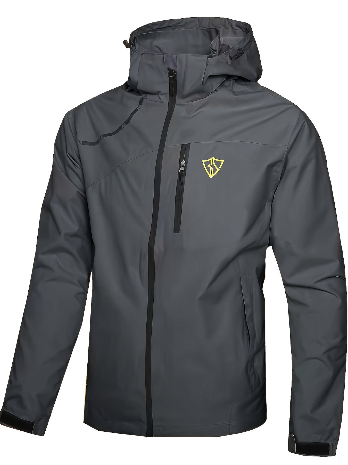mens rain jacket waterproof with hood lightweight packable raincoat rain for hiking running
