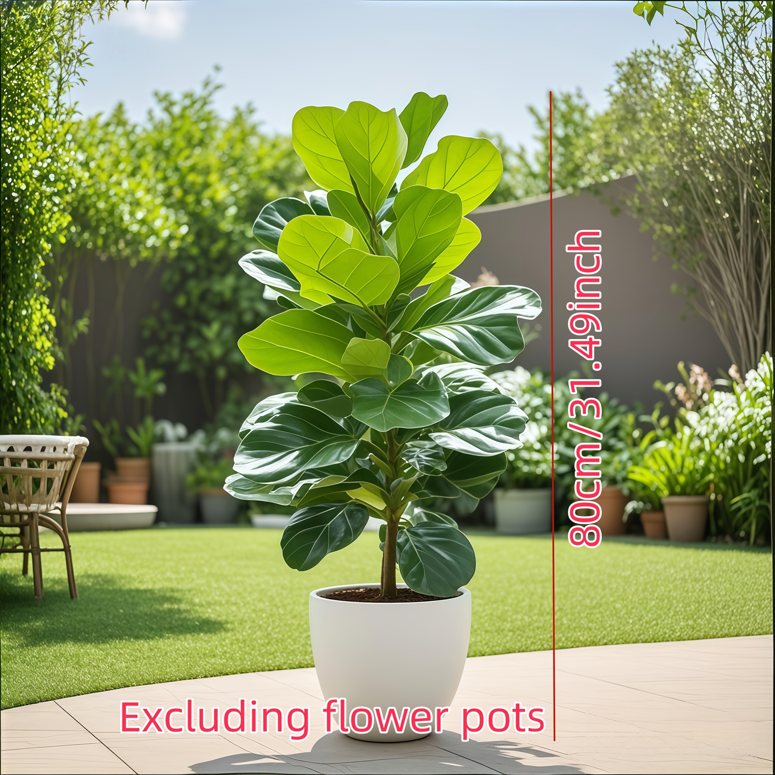 1 Planta Verde Artificial | Vegetación Tropical Realista para Bodas, Hoteles, Jardines al Aire Libre y Decoración del Hogar | Perfecta para Aniversarios, Día de Acción de Gracias, Halloween, Navidad, Festival de Palmas, Día de los Abuelos - Apta para Todas las Estaciones