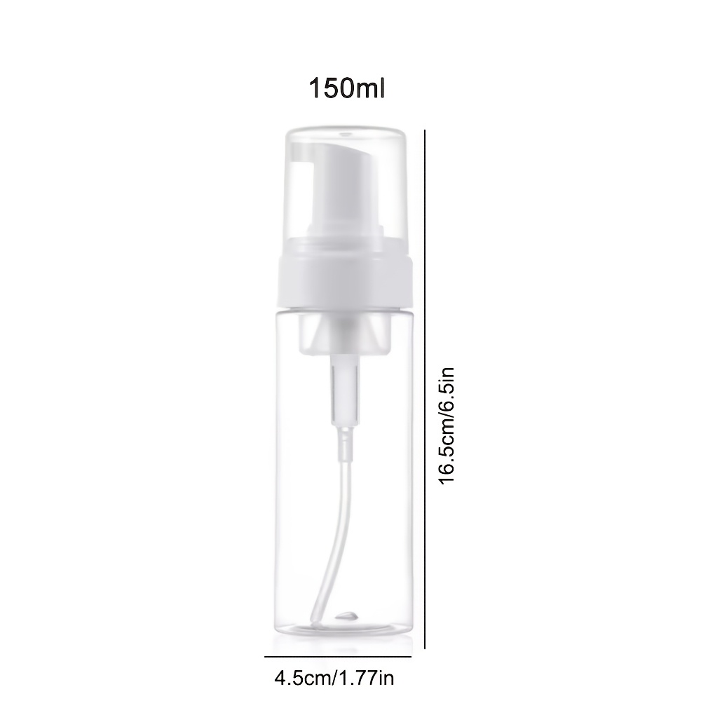 TEMU Transparent Tattoo Foam Dispensing Bottle 100ml/150ml/200ml Foam Bottle Tattoo Accessories