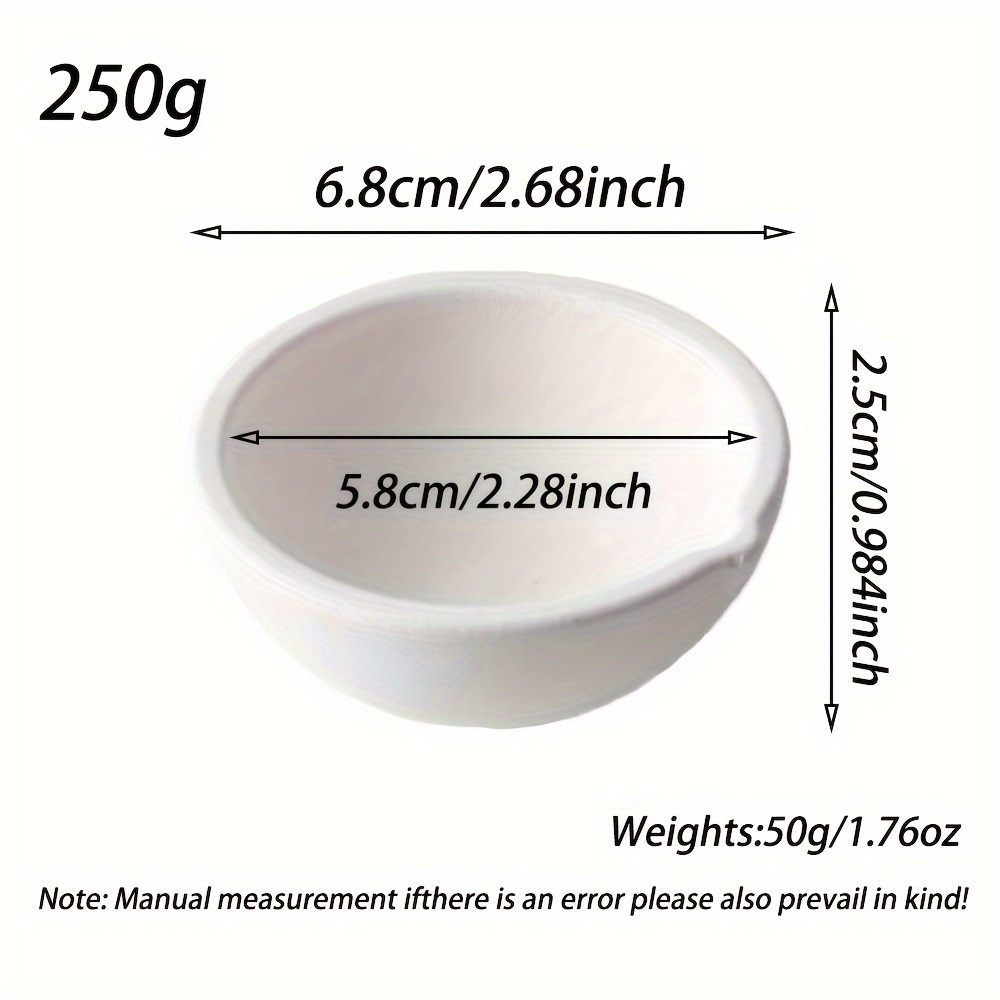 TEMU Quartz Bowl Crucible Bowl Crucible Clip Melting Furnace Fixture Furnace Stand Clip Metal Casting Tools Golden Beating Jewelry Equipment