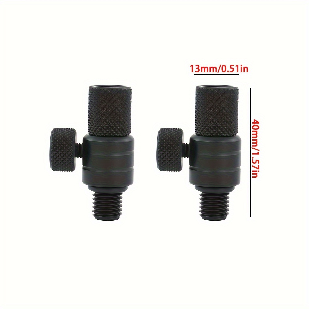Image of Hirisi 2pcs Carp Fishing Quick Change Connector Aluminium Alloy For Carp Fishing Alarms Rod Pod Bank Sticks