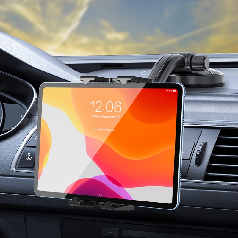Soporte para tablet para reposacabezas de automóvil, soporte de teléfono  ajustable para asiento trasero del automóvil, seguro y estable, adecuado  para