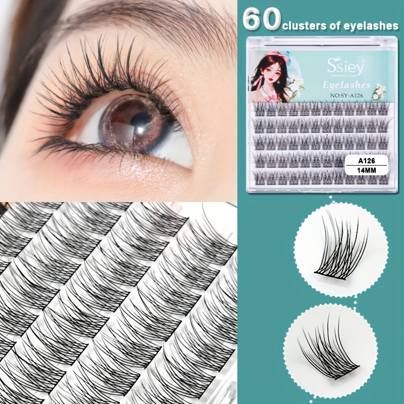 Image of Tail Tail Split Eyelash Extension Set, Natural And Cat , C- 9-14mm Length, Soft False Eyelashes, Professional Makeup Kit, Reusable, Odorless, Suitable For Beginners And Role-playing