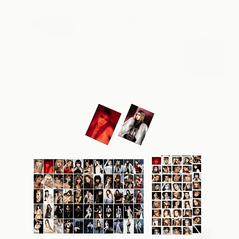 TEMU 127 Photos de Membres Individuels du Girl de Haute Valeur | L- Periphérique Personnel | Contient 55 Petites Cartes et 72 Stickers de Support