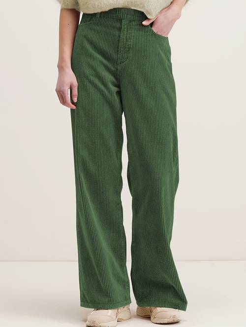 womens 8 corduroy wide leg pants high waisted versatile trousers multi color vintage casual for