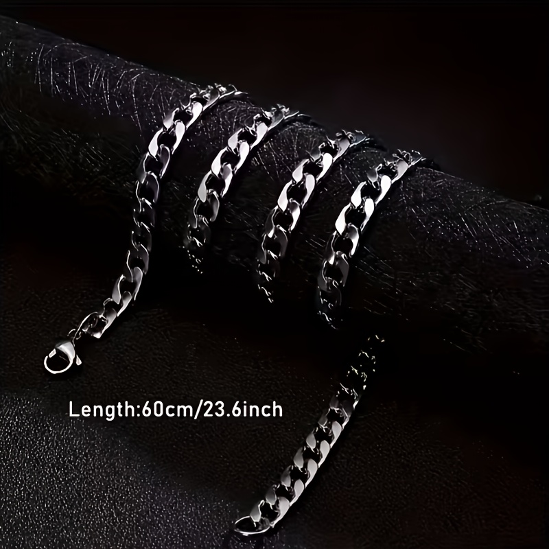 Men's 3pcs Classic Jewelry Set, High-Quality Gift