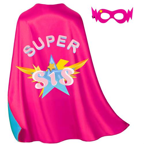costume set featuring a superhero cape and mask halloween and christmas parties as well as gifts for girls