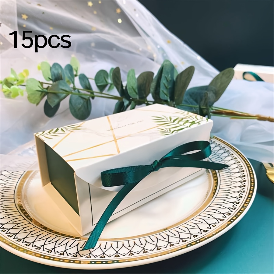 TEMU Gift For Her/him 15pcs/36pcs -style Rectangular Gift Boxes For Weddings With "" Embossed Text, Bow Additions, Surprise Items For Birthdays And