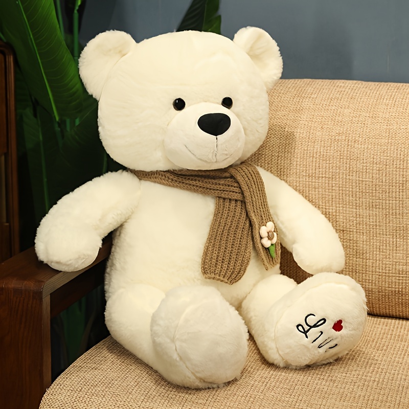 Djungelskog Bear Giant Simulation Bear Toy Stuffed Animal Plush Doll Huge  Cuddly Brown Teddy Bear for Home Decoration Valentine's Birthday Gift
