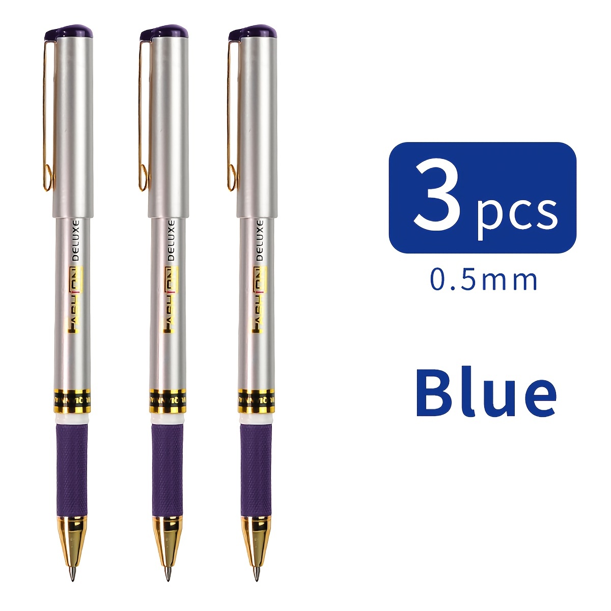 E-shop WUQIANNIAN 3/6/12pcs Limitierte Ausgabe Signaturfedern, 0.5mm Feines Spitze, Schnell Trocknendes Tinten in Blau/rot/schwarz, Zweisprachig, Runde