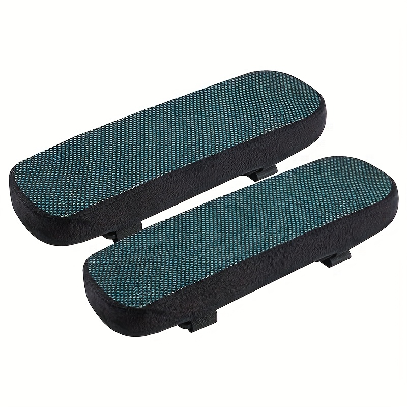 Summer Jelly Chair Armrest Cushion , Suitable For Office Chairs, Gaming Chairs (1 Pair)