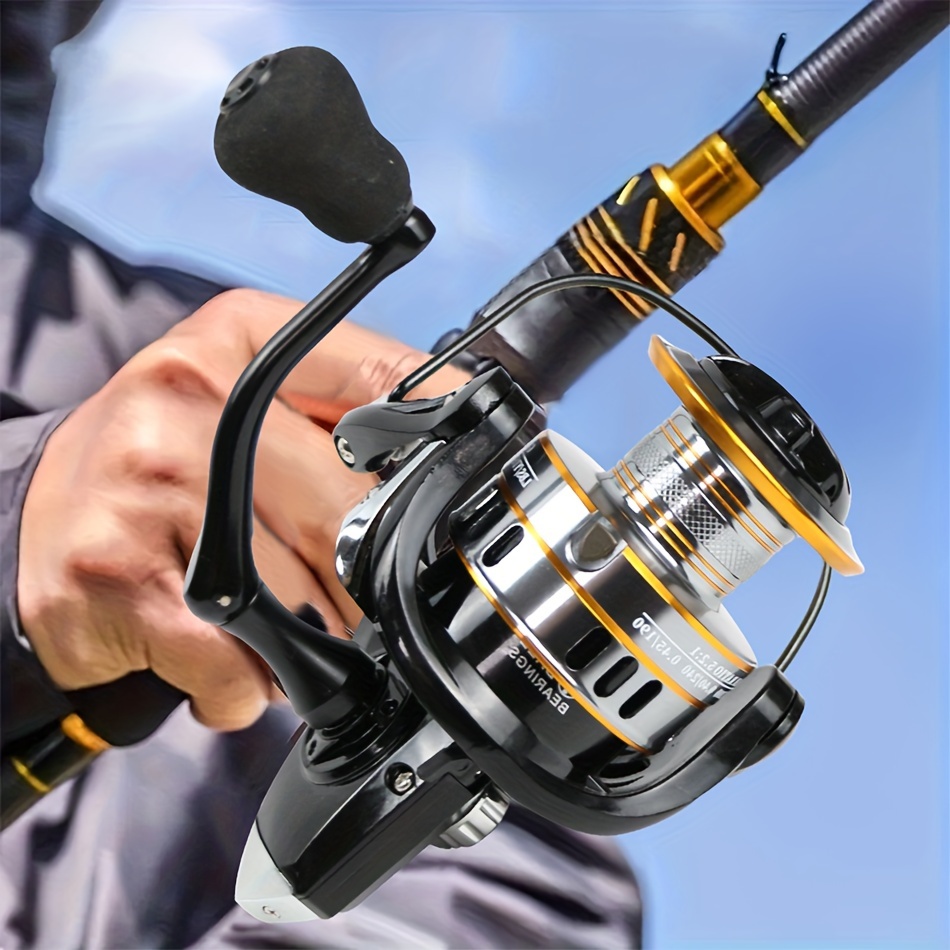 

Rooblinos 1pc Ry Reel With Eva Grip, 8kg Drag, For Freshwater & Saltwater Fishing