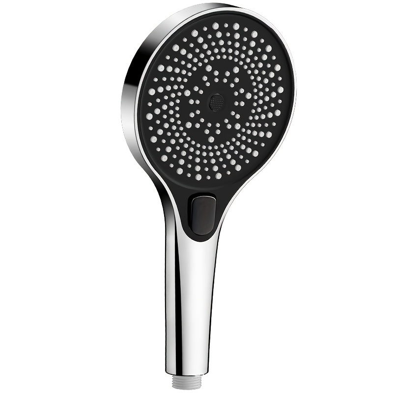 13cm Pressure 3 Function Shower Head - Mild Spray, And - , With Anti Clogging Nozzle, For Shower Use Only,for Shower Use Only