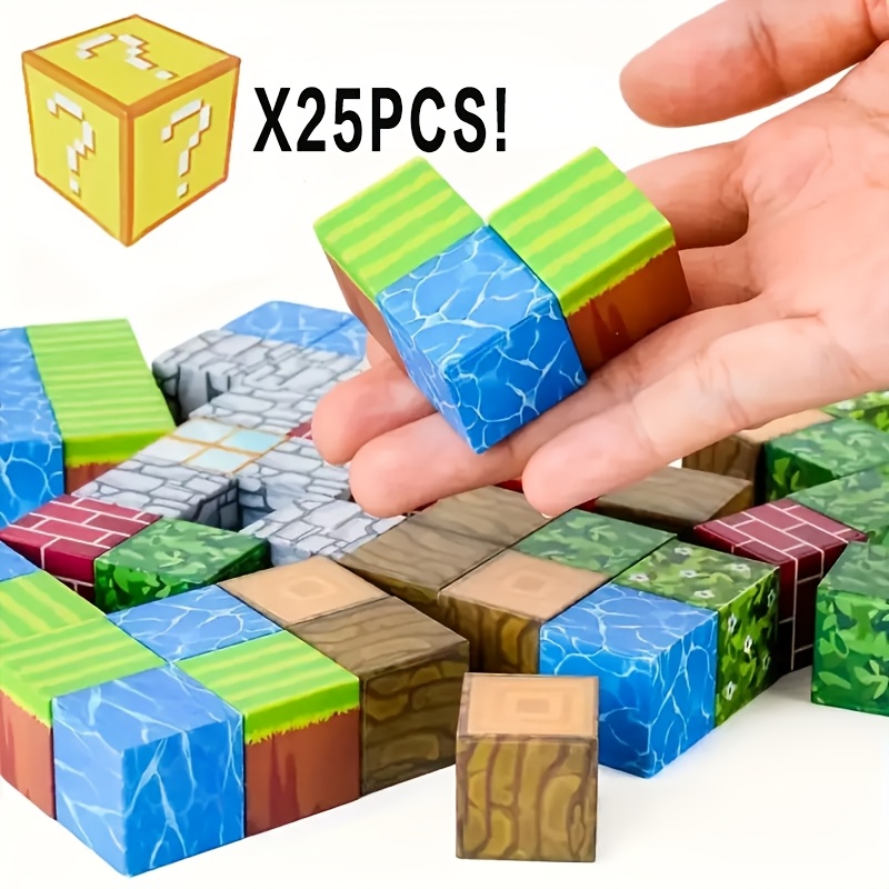 Magnetic Building Blocks Set - Magnetic Stem Sensory Toy For Magnetic Building Birthday Gift