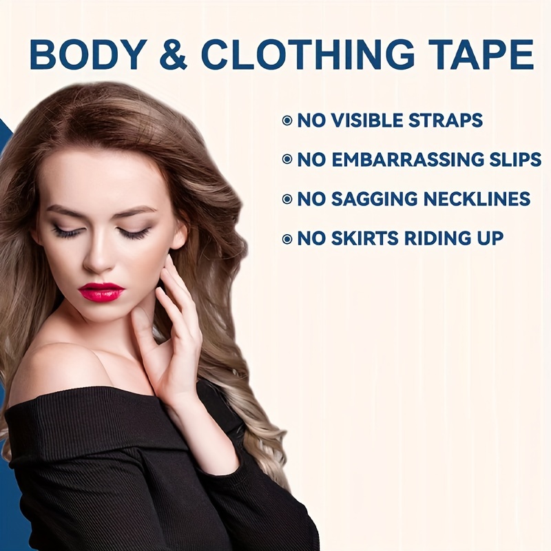 36pcs Transparent Light Beige-Safe Double-Sided Adhesive Tape - Strong Hold No Residue for Lingerie, Bras, Clothing Adjustments & Fashion Repairs, Lingerie Accessories, Discreet Design