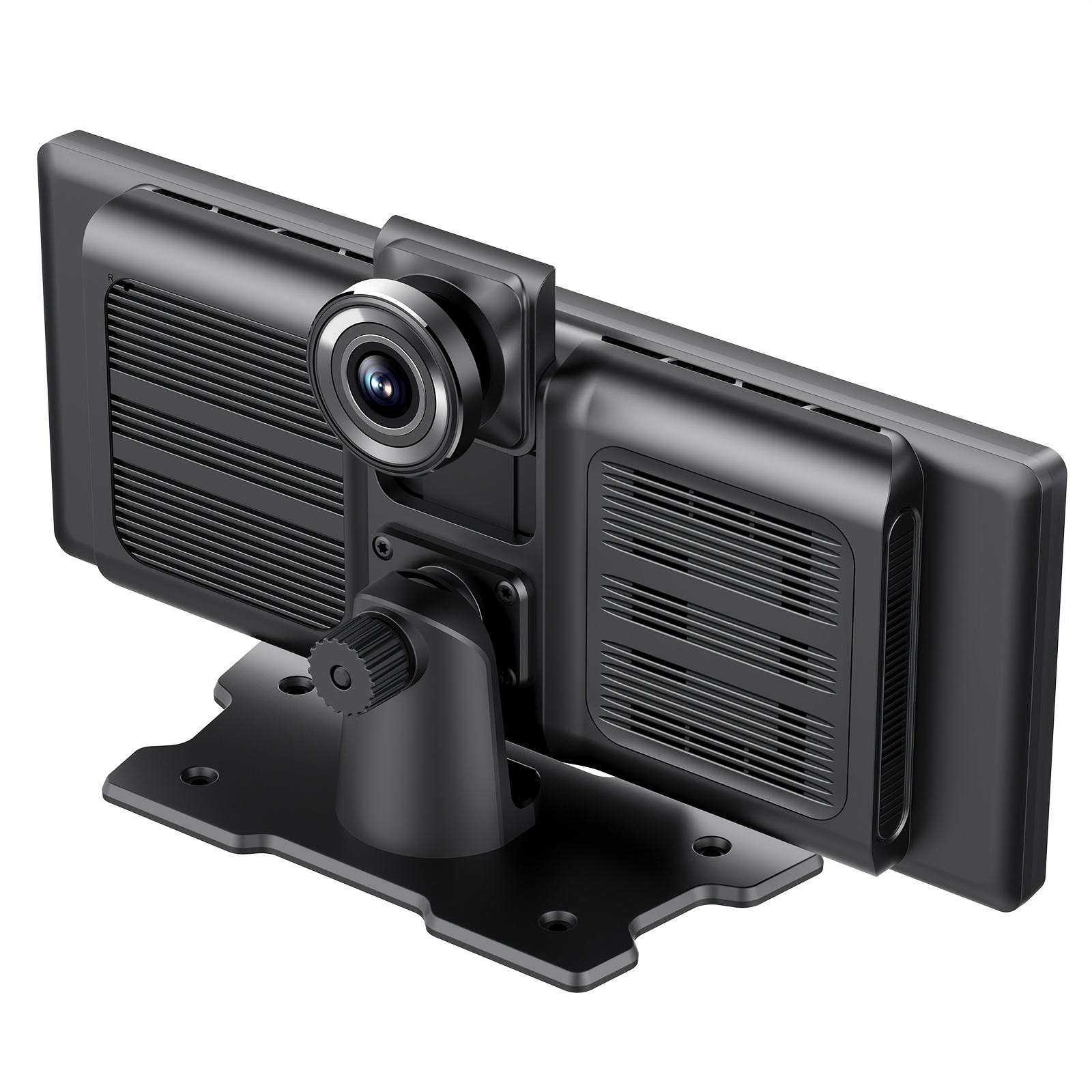 Essgoo 26.06 Cm Auto Portable Car Stereo With .26 Inch Wireless Carplayer, Featuring A 4k Dash Cam And Ips Touchscreen, Designed For Vehicles With A 1080p Rearview Camera And A 64g Tf Card