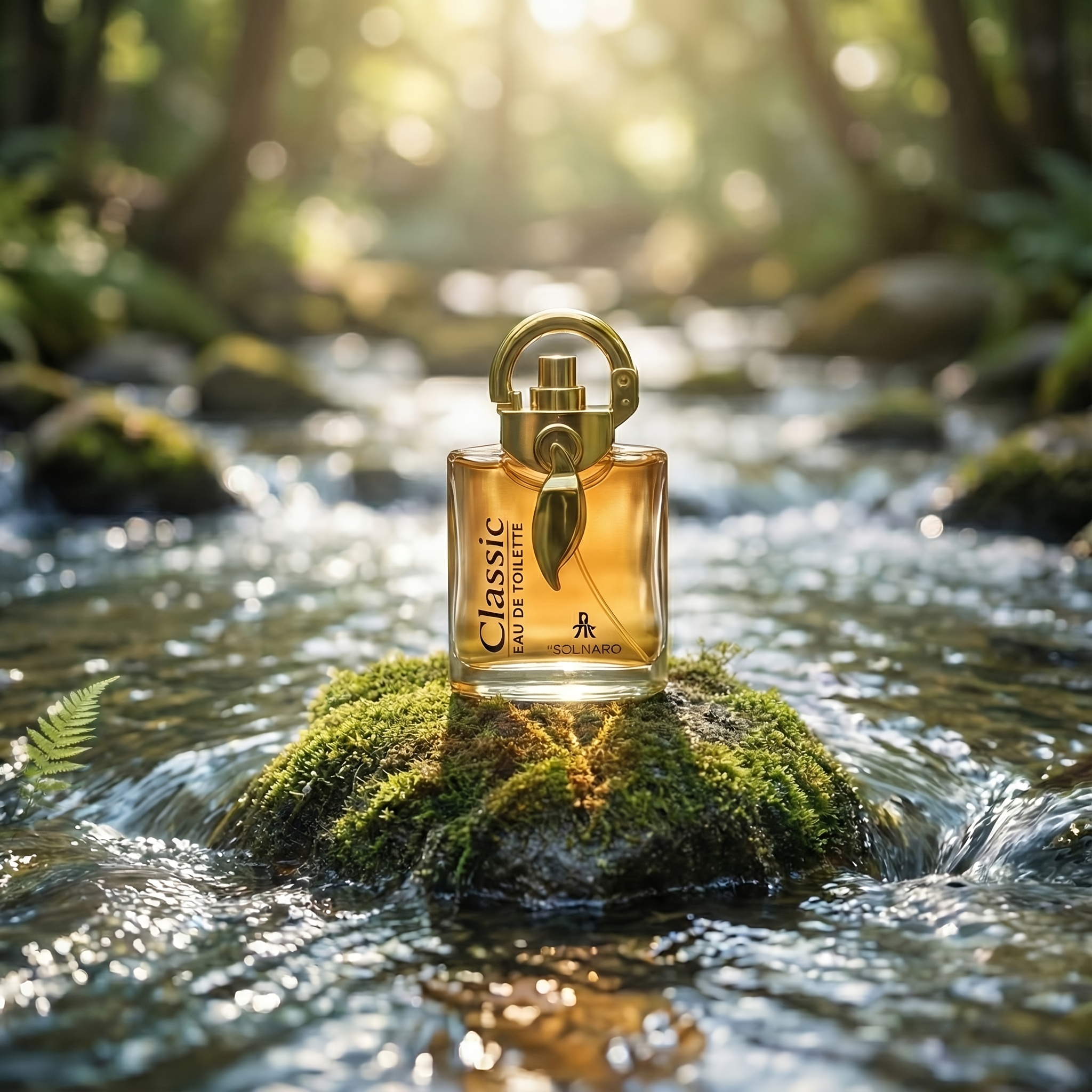 TEMU Eau de Parfum dans un Élégant Flacon Doré, Parfait pour d'Anniversaire, la Saint-Valentin, la Fête des Pères, ou comme Cadeau. Une Fragrance
