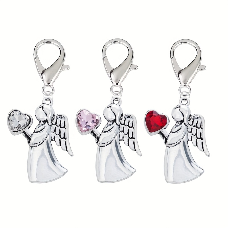1pc/3pcs Cute And Love Keychain - Alloy Keychain, Travel Mini Charm Keyring, Durable, Theme, Perfect For Graduation, Farewell, Vacation, Etc. - An Ideal , Thanksgiving Gift, Holiday Gift