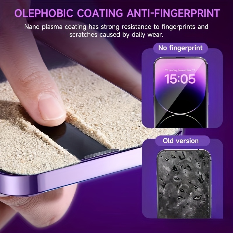 5Pack 9H Tempered Glass Screen Protector for Apple iPhone 16 15 14 13 12 11 Series Pro Max Plus XR XS Max, HD Clear, Bubble Free, Easy Installation, Privacy Screen