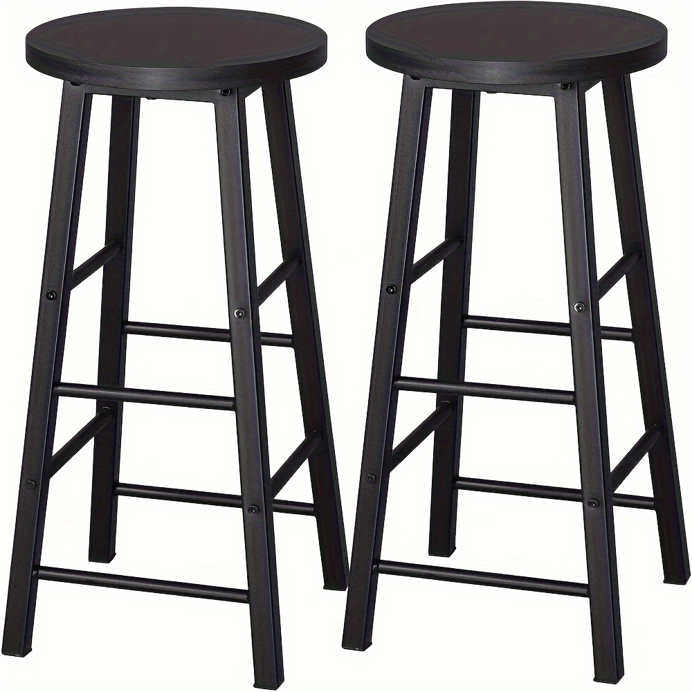 2pcs Bar Stools/ Bistro Stools/ Sturdy / Mdf Seating Area