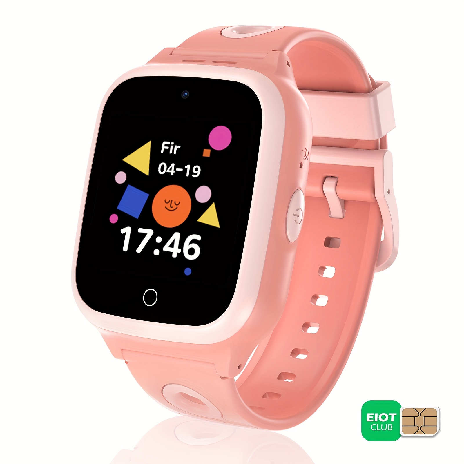 4* Smartwatch with SIM Card 30-Day Free Unlimited Plan Calling,  Chatting, GPS School Lockout Ideal Phon