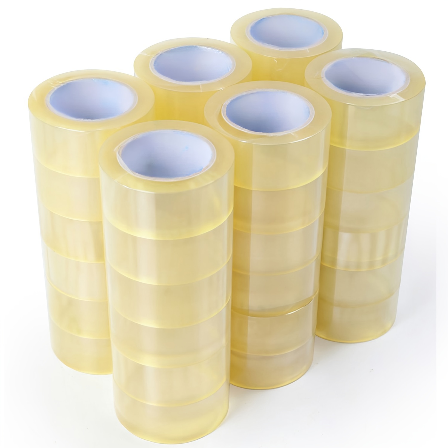 TEMU Transparent Packaging Tape, 36 Rolls - 2 Inch X 55 Yards, Clear For Boxes, Packing, Office, Moving - Strong , , For Sealing And Packaging, With