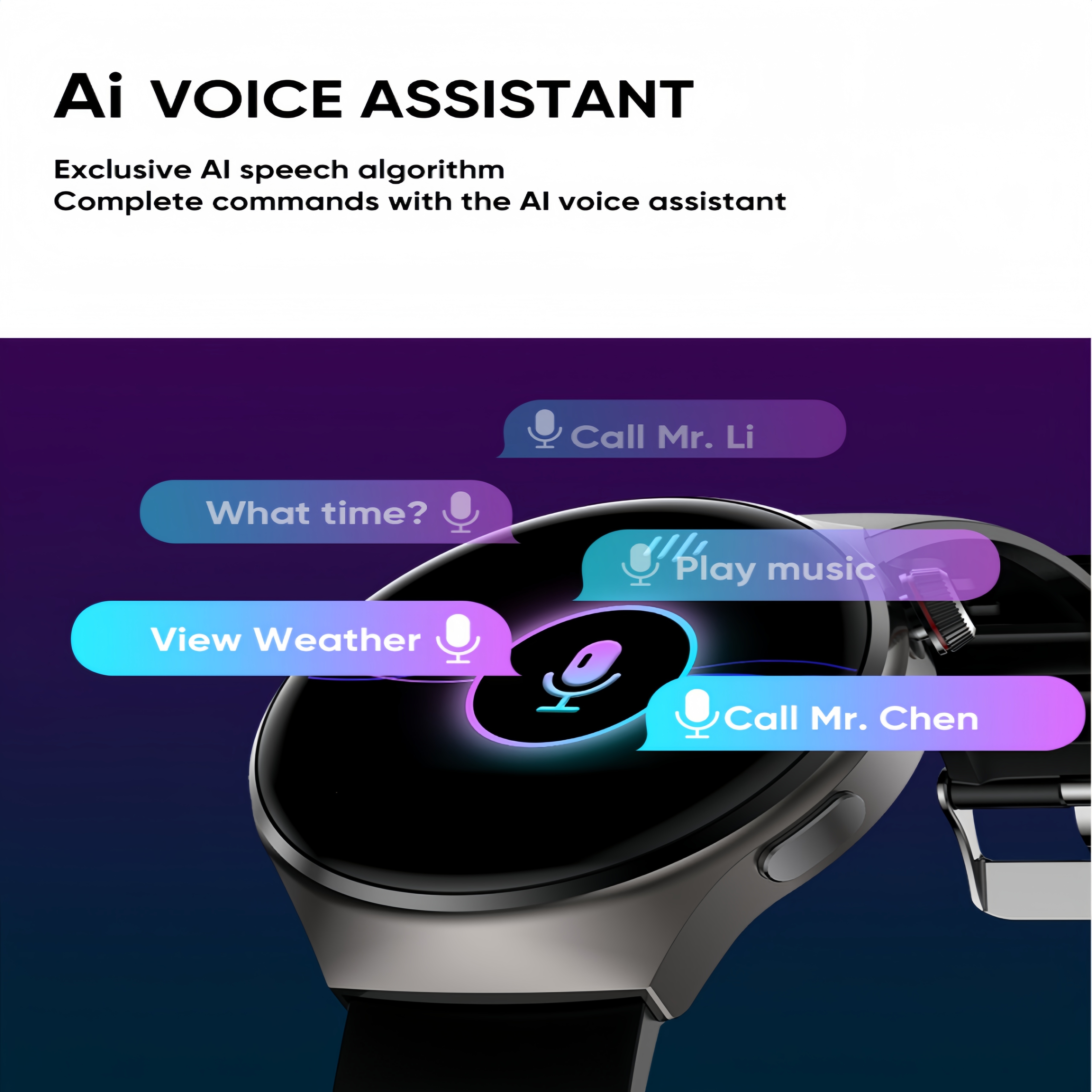 Smartwatch Upgraded Fitness Full Touch Screen Smartwatch For IOS/Android Phones, 1.53-inch HD Smartwatch, Steps Calorie Counter, IP67 Water Resistant_voghion.com