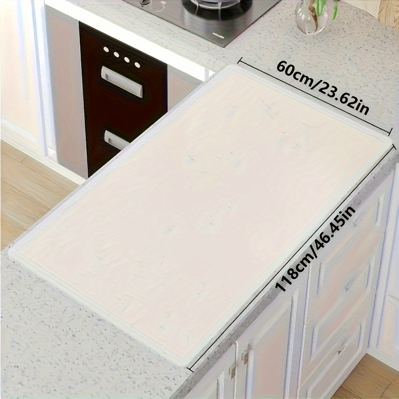 TEMU 1pc Extra Large Silicone Mat - Heat-resistant, Counter Protector For Cooking & Dining Organization, Non-slip, Easy To Clean, Durable & Stylish