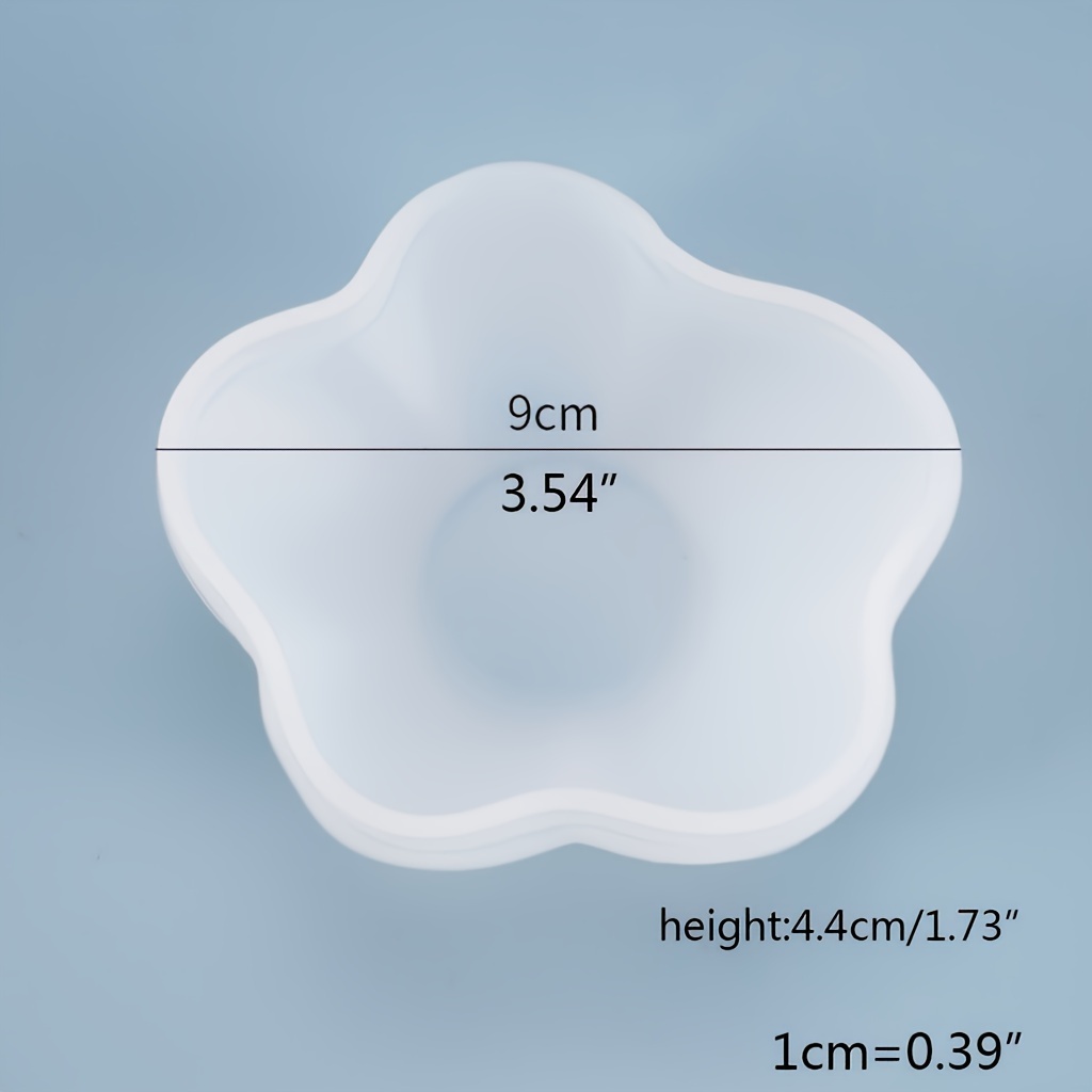 Petal Tray Silicone Mold Flower-shaped Dish Resin Mold Desktop Decoration Casting Mold Crystal Epoxy Resin Mold
