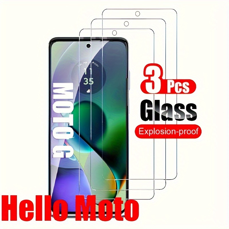 

3 Pieces Tempered Glass Screen Protector For Moto G