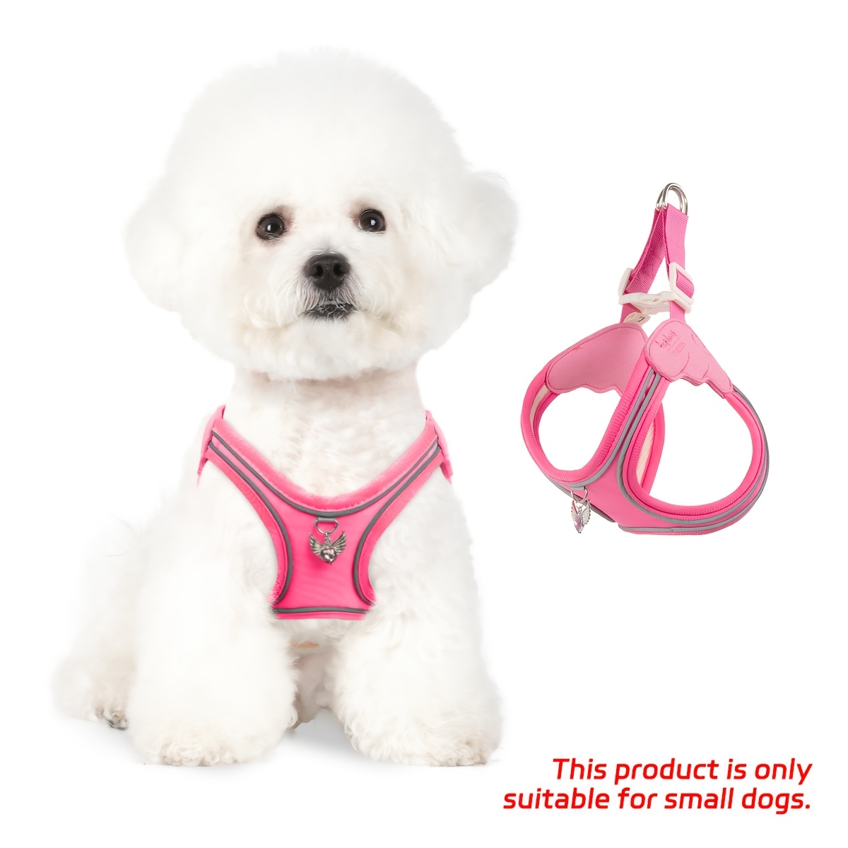 E-shop Kleiner Hund Katze Neuer Stil Geschirr, Kleine Größe, Einsteck-Weiches Leichtes Hundegeschirr, Umschlingendes Design, Atmungsaktives