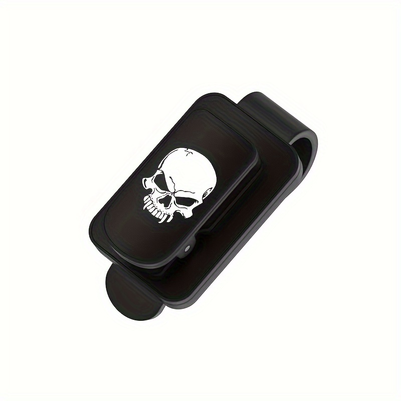 Flame Car Glasses Clip Fashion Glasses Box Car Sunshade Card Storage Clip Glasses Holder