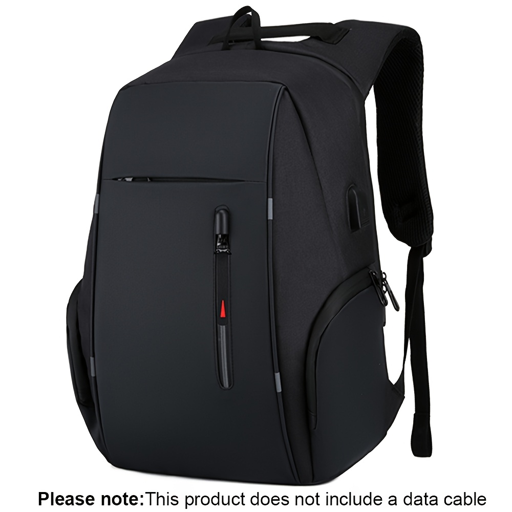 Image of [random Left Or Right Side Cover Position] Laptop Backpack, Business Anti-theft Travel Bag, Unisex College Computer Bag Suitable For 15.6-inch Laptops