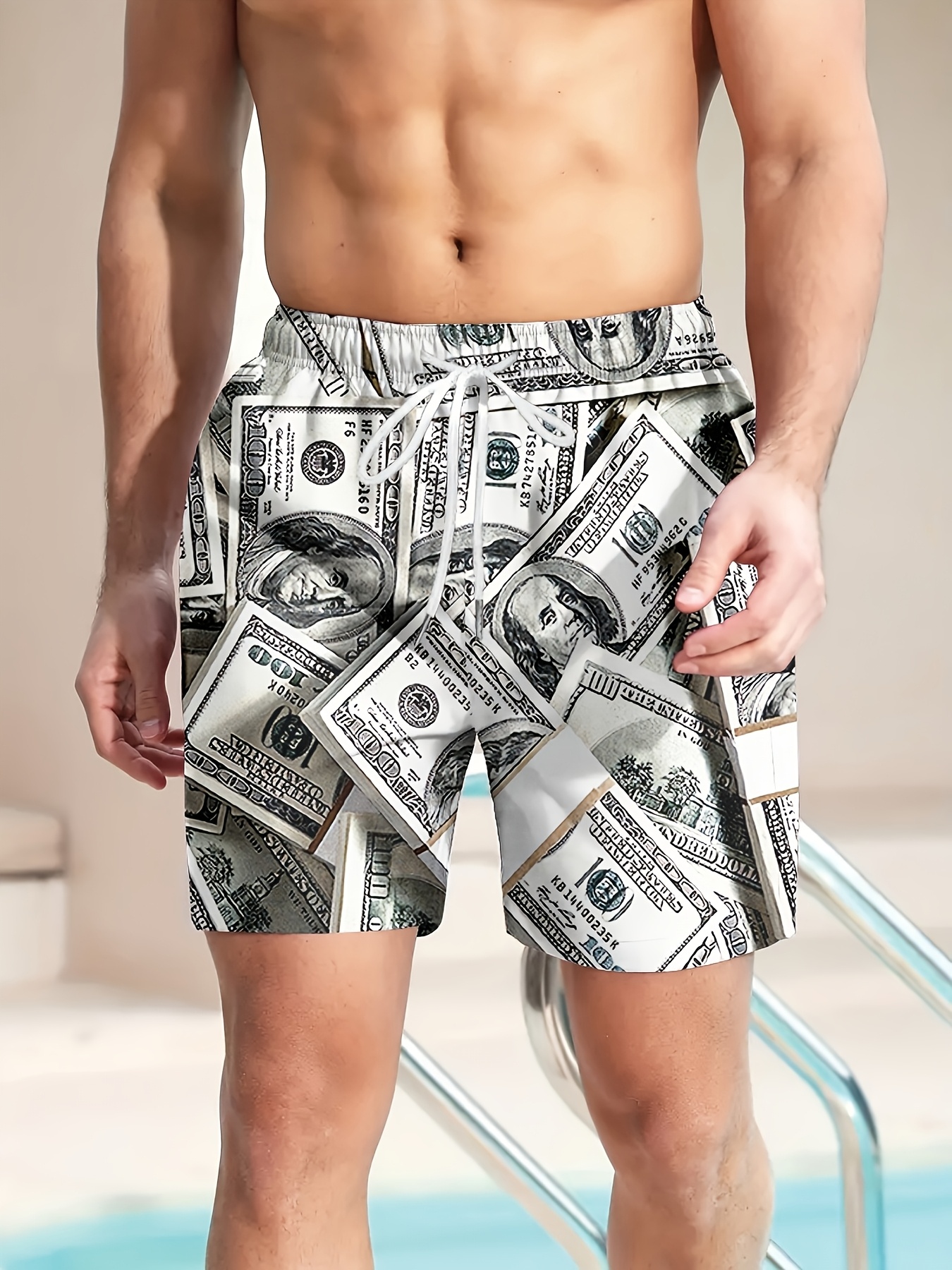 bañadores rápido hombre estampado 3d dólar shorts Temu Ecuador