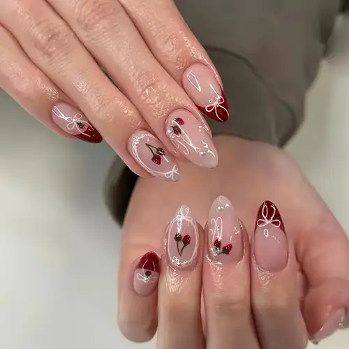 cherry red nail - Pakistan cherry red nail - Pakistan