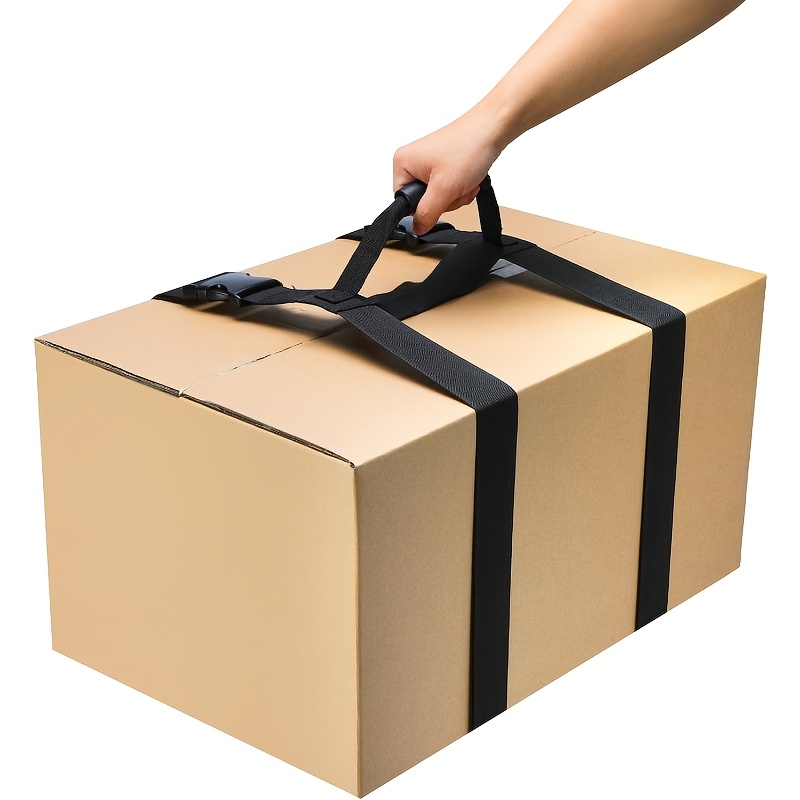 TEMU Sangle de sac à main équipée d'une poignée, poignée de sac à main, pour un déplacement et un levage sûrs de boîtes lourdes, sangle réglable,