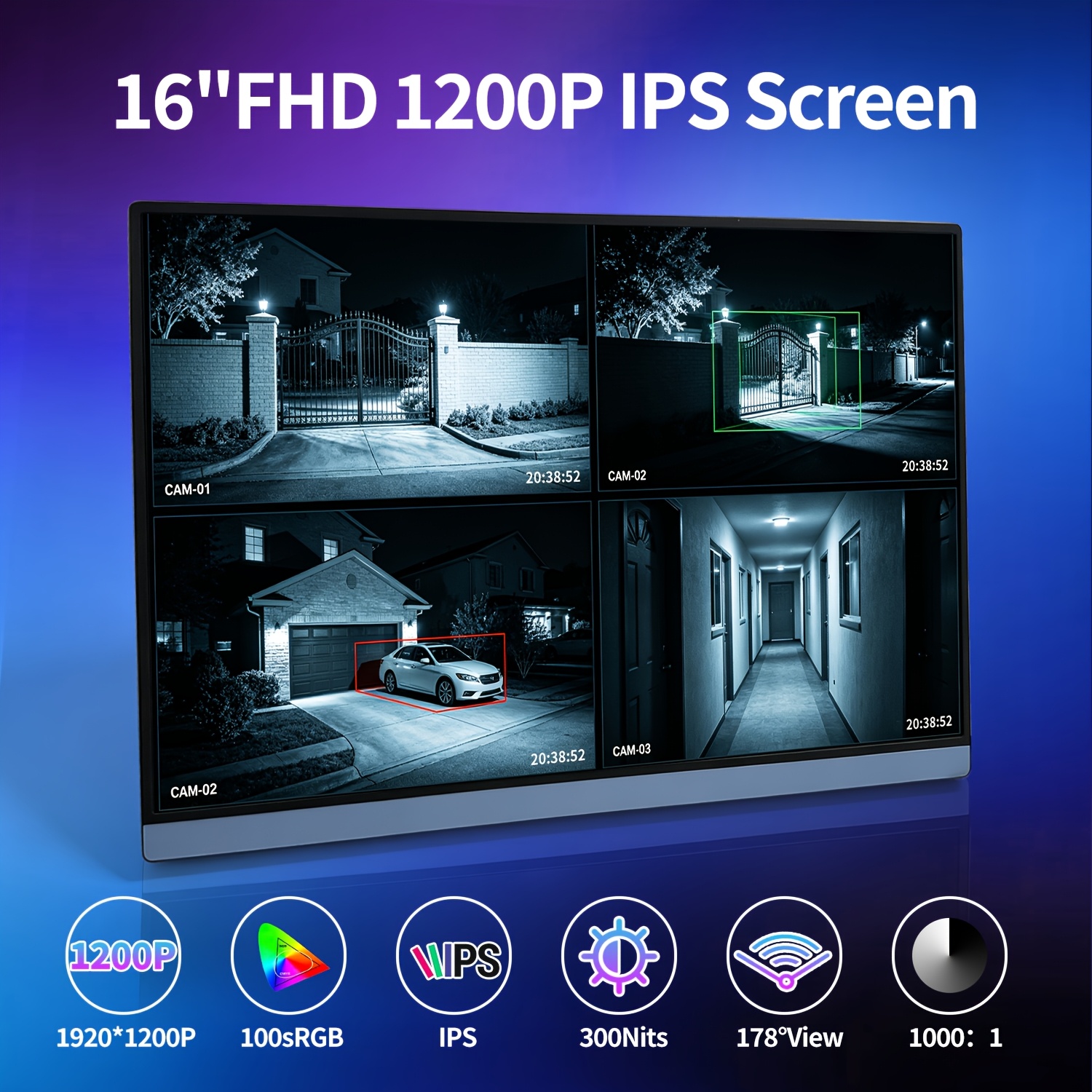 security camera monitor sold on Temu United States