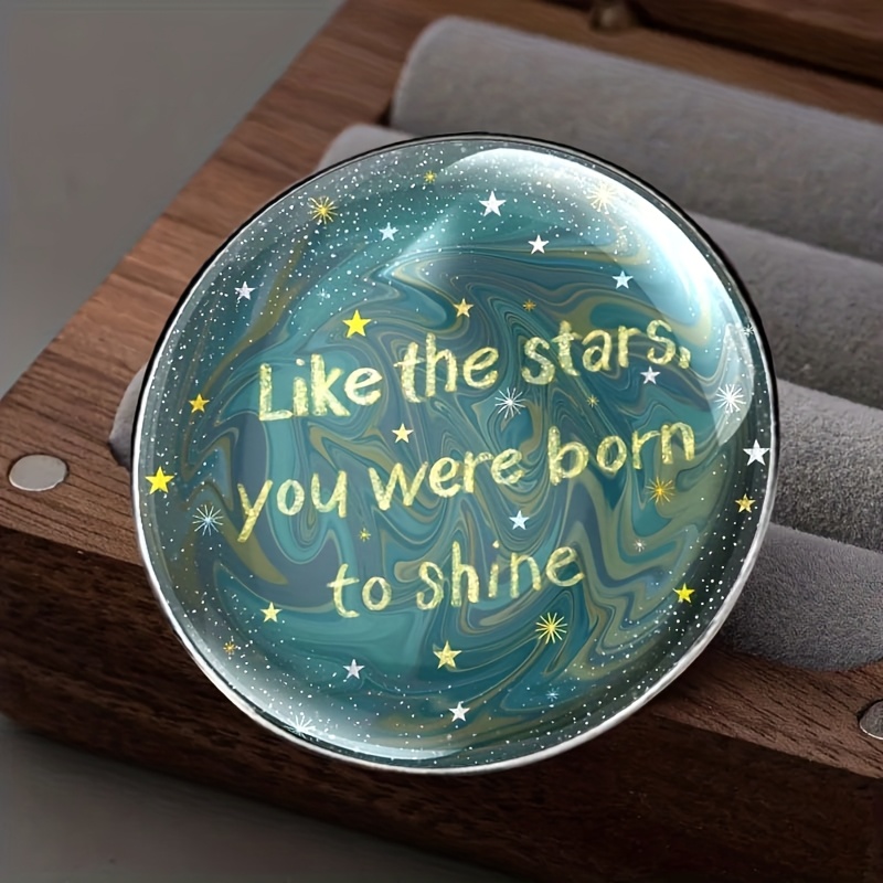 TEMU You Born Like , With A Pin Brooch Made Of Metal Alloy, Suitable For Clothing, Hats, And Backpacks - A Stylish Accessory Perfect For , , And