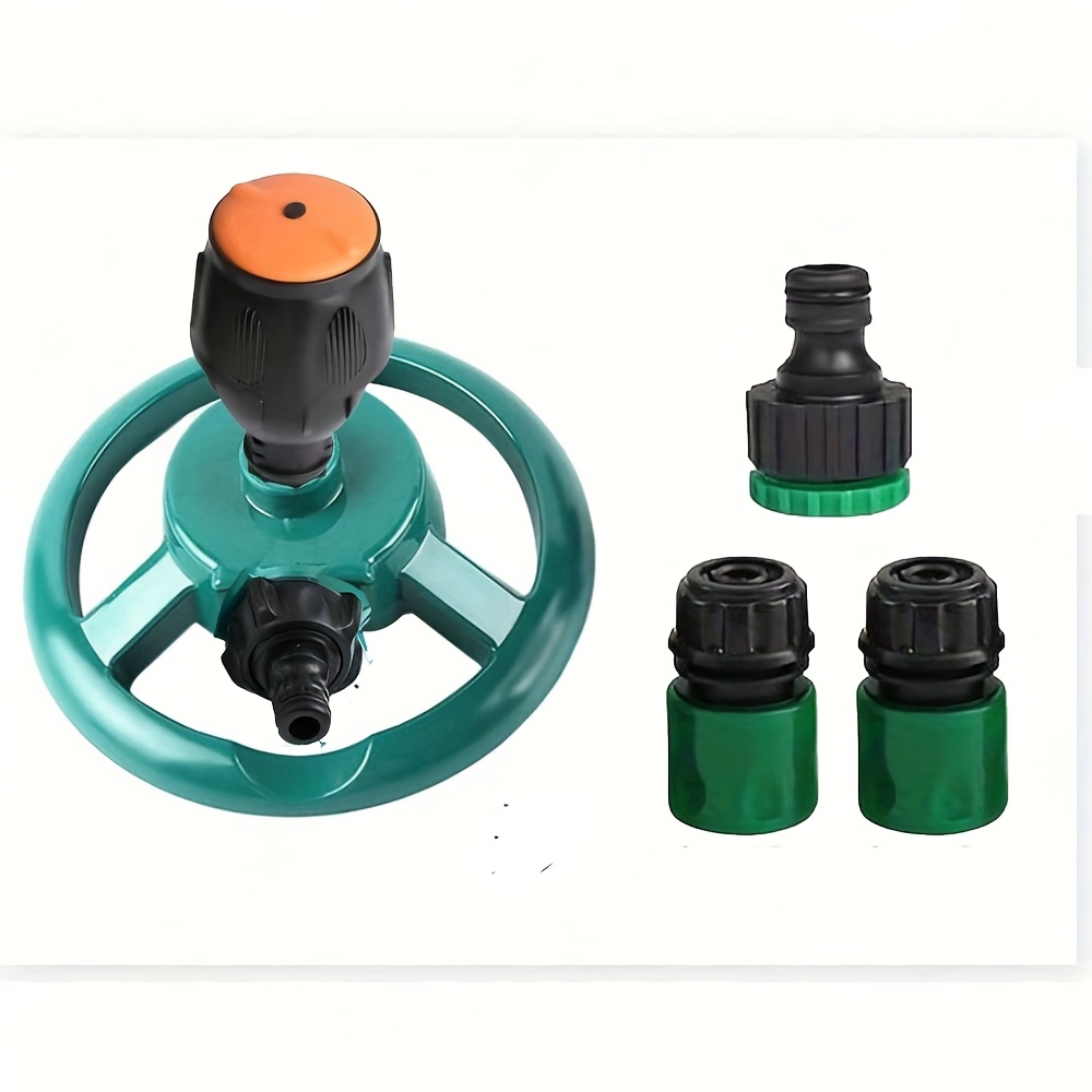 TEMU Set,spray Disc Sprinkler Rotating Sprinkler Hose Garden Supplies Rotating Sprinkler Sports Plant Plastic Garden Sprinkler Garden Tools Sprinkler