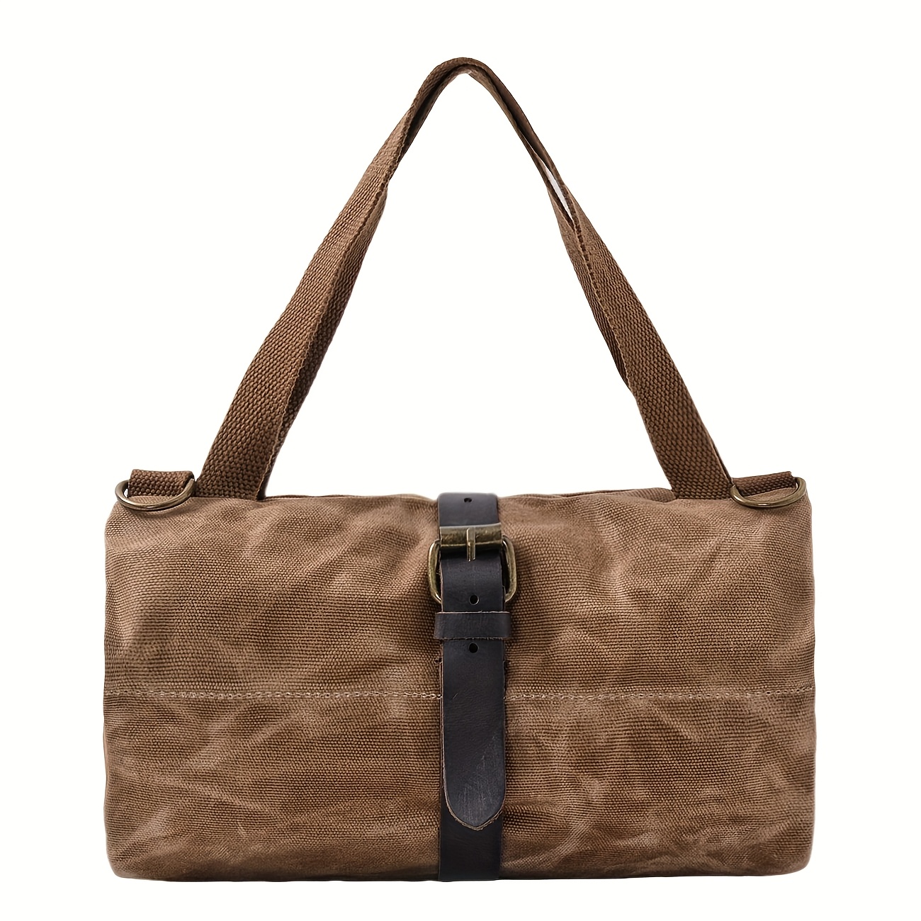 Vintage Canvas Tool Bag, Suitable for Storing Wrenches and Vehicle Repair, Portable Tool Bag, Thickened Multi-Functional Woodworking Bag for Tool Storage, Durable Hardware Tool Organizer
