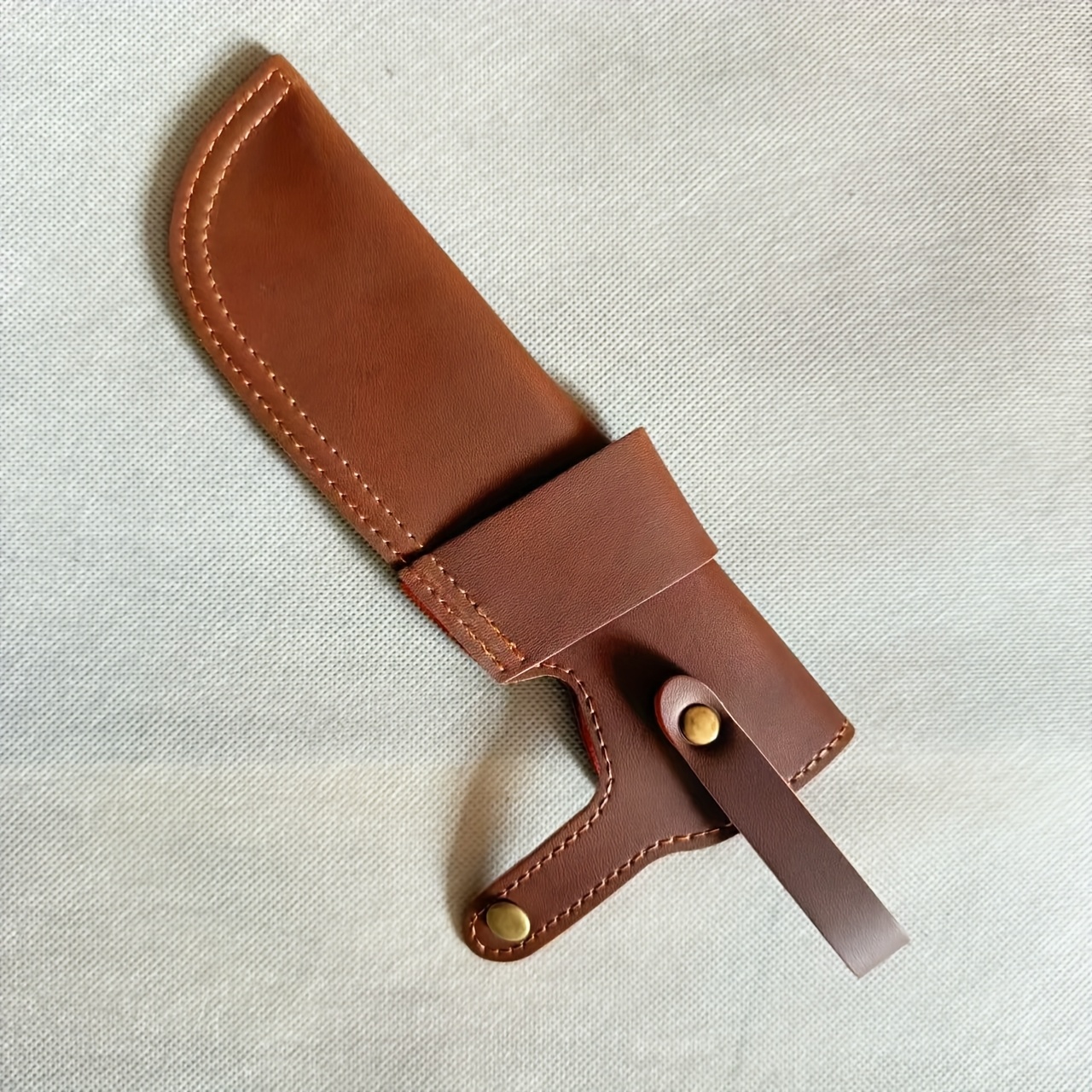Leather Knife Sheath, 5.1 Inch Edc Knife Holster Belt, Knife Scabbard Cover, Shop Knife Sheath Knives Sleeves Case Edge Guards Blade Protectors