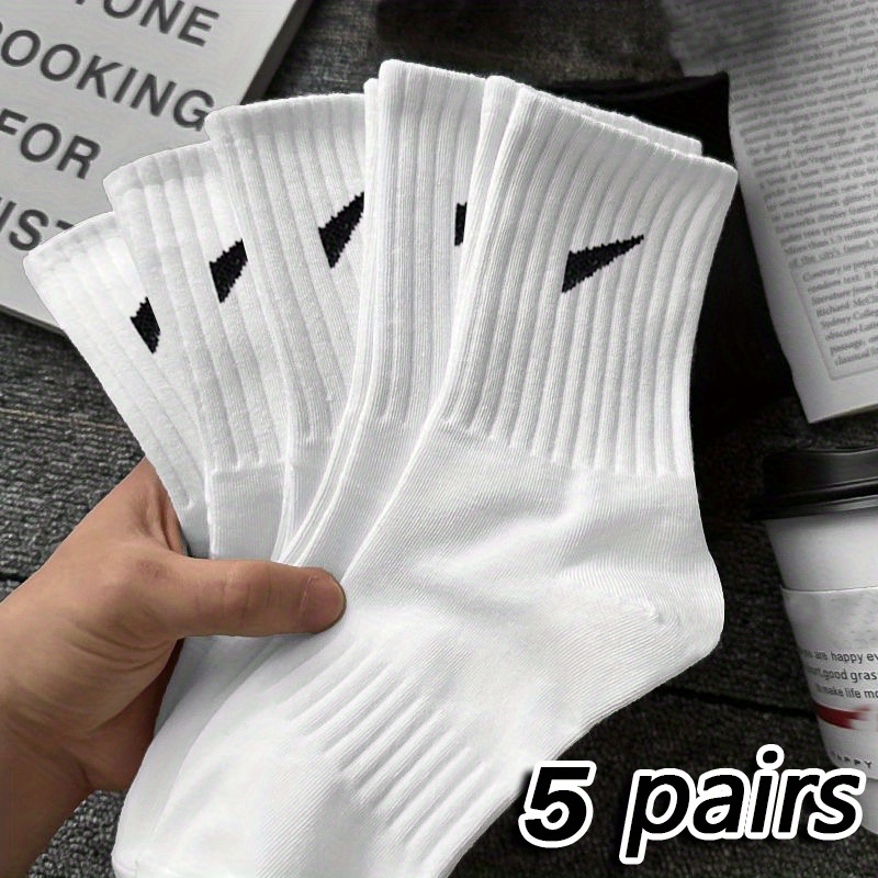 E-shop Zufällige 5/10/20 Paar einfarbige Herrensocken - Basic Minimalistisch Multifunktional Unisex Bequeme Mode Leichtes Muster Set Geeignet für