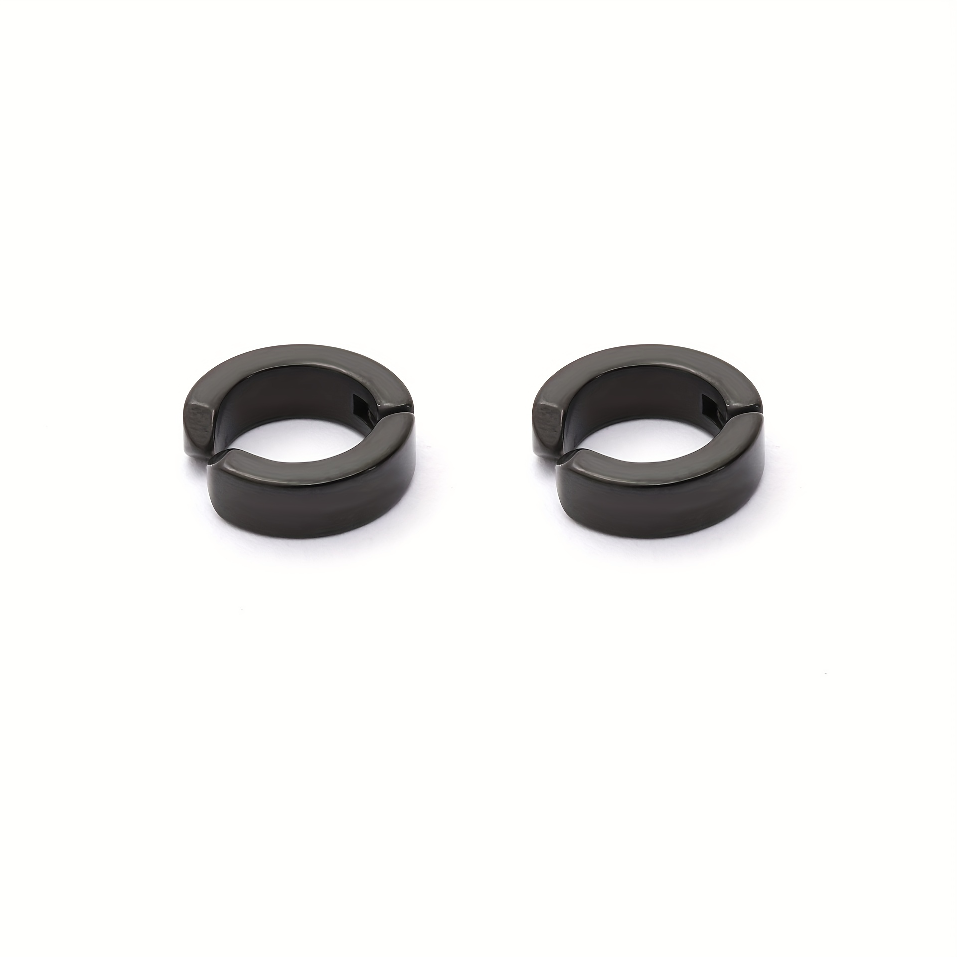 E-shop 2 Stk./Herren Edelstahl Temperament Ohrring ohne Loch Ohrclip Ohrschmuck Ohrringe Ohrreifen Ohr Ornamente Mode Schmuck
