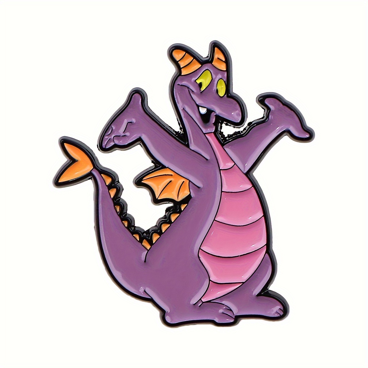 

1pc Cute Purple Dinosaur Pattern Brooch, Backpack Decoration, Perfect Gift For Birthday, Christmas, Anniversary, Valentine's Day
