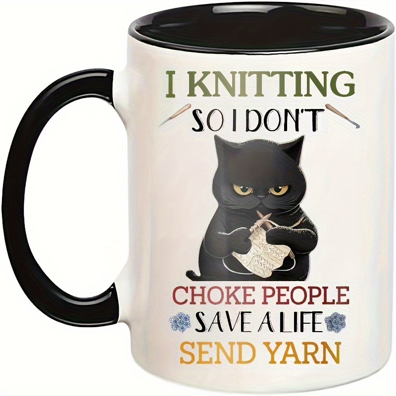 Yarn Bowl, I Crochet so I Don't Choke People, Crochet Bowl, Funny