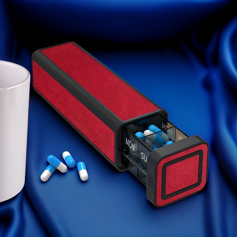 7-Week Pill Box with Large Capacity, Easy Dosage Control