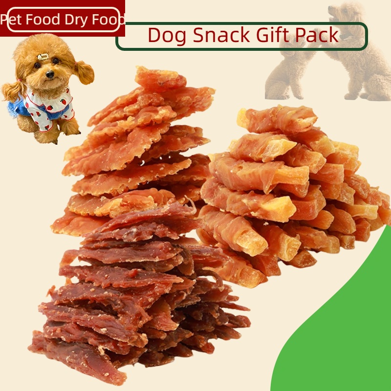 TEMU Dog Treats Suitable For Puppies & Dogs - Chicken, Duck, Cowhide & Sweet Potato Jerky Snacks - Meat Protein, , Chewable Jerky Bars (, 100g Each)