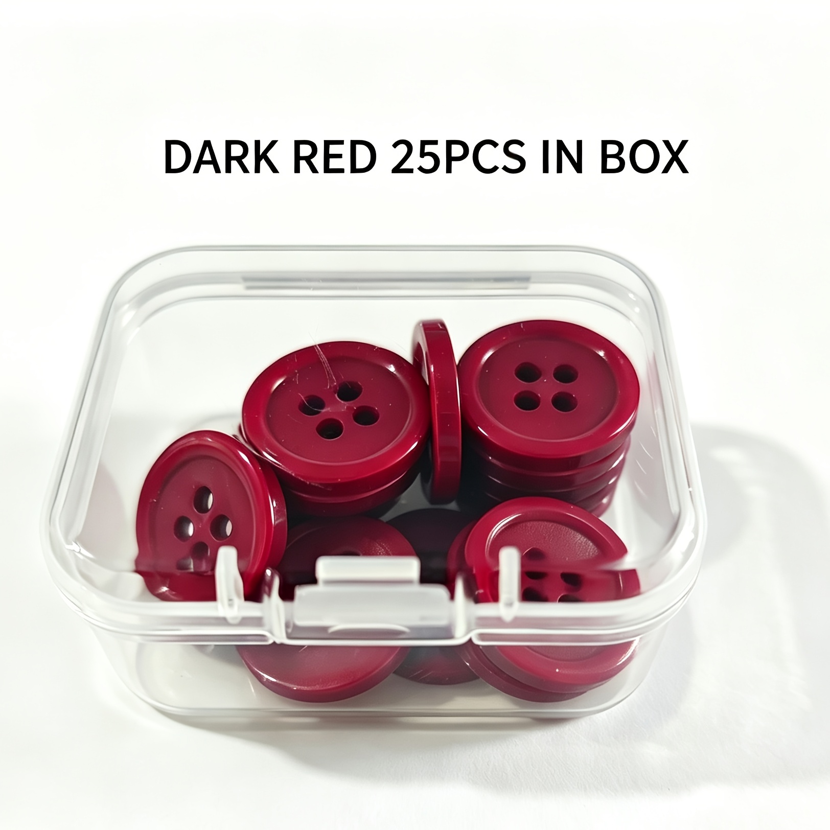 TEMU 1.5cm Resin Button, 4-hole Round Hand Button, Sewing Supplies, Hand Painting Clothing Decoration Box Full Button, Suitable For Clothing Sewing